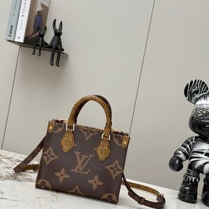 Louis Vuitton Brown and Gold Mini Bag